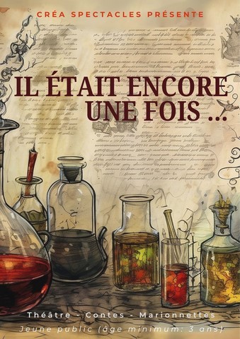 Il était encore une fois spectacle marionnette contes ombres théâtre spectacle familial jeune public caen calvados normandie creabus et salle noel